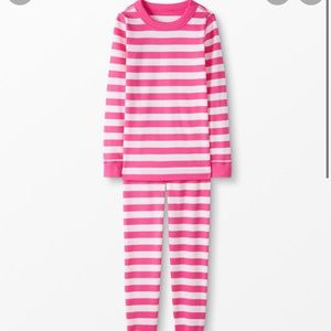 Hanna Andersson Pink Striped Pajamas